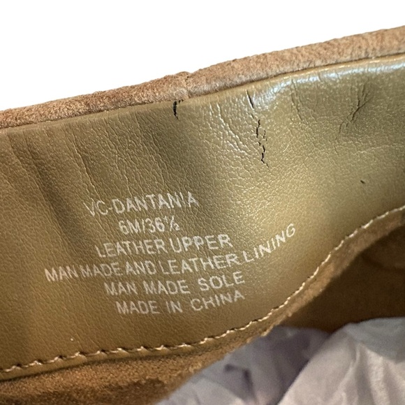 Vince Camuto Dantania Dogwood High Suede Mid-Calf Boots, Sz 6 - Picture 12 of 15